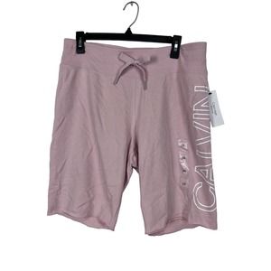 Calvin Klein nwt pink sweat shorts performance workout longe active